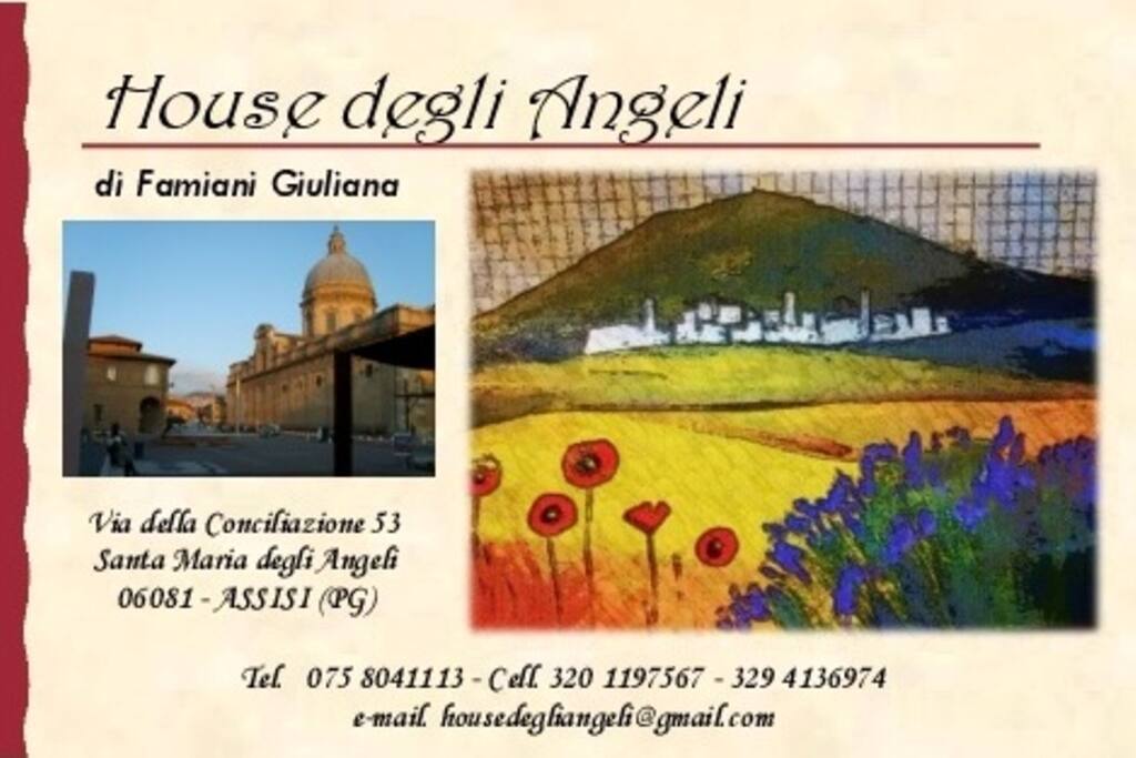 House degli Angeli - i nostri recapiti