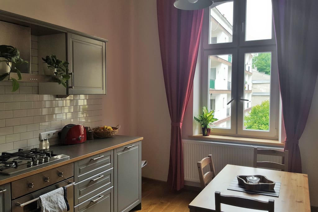 kitchen with dinning are