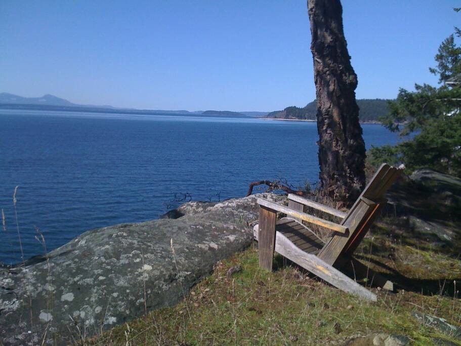 Cliff top view.
