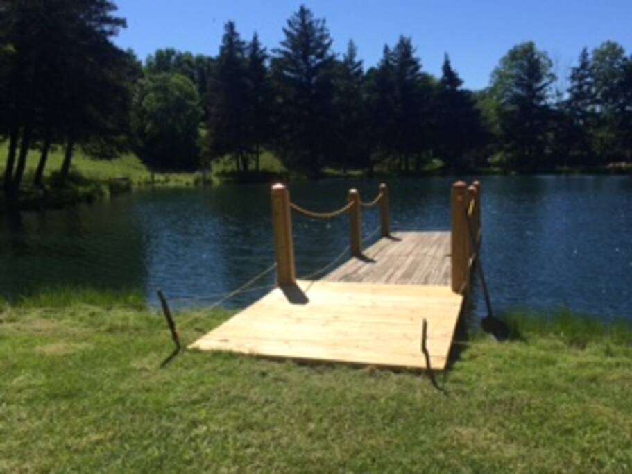 OUr view overlooking the pond today..it was a beautiful dayu
