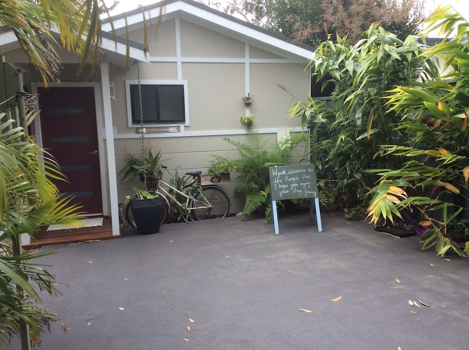 A very private cabin with your own entry and parking.