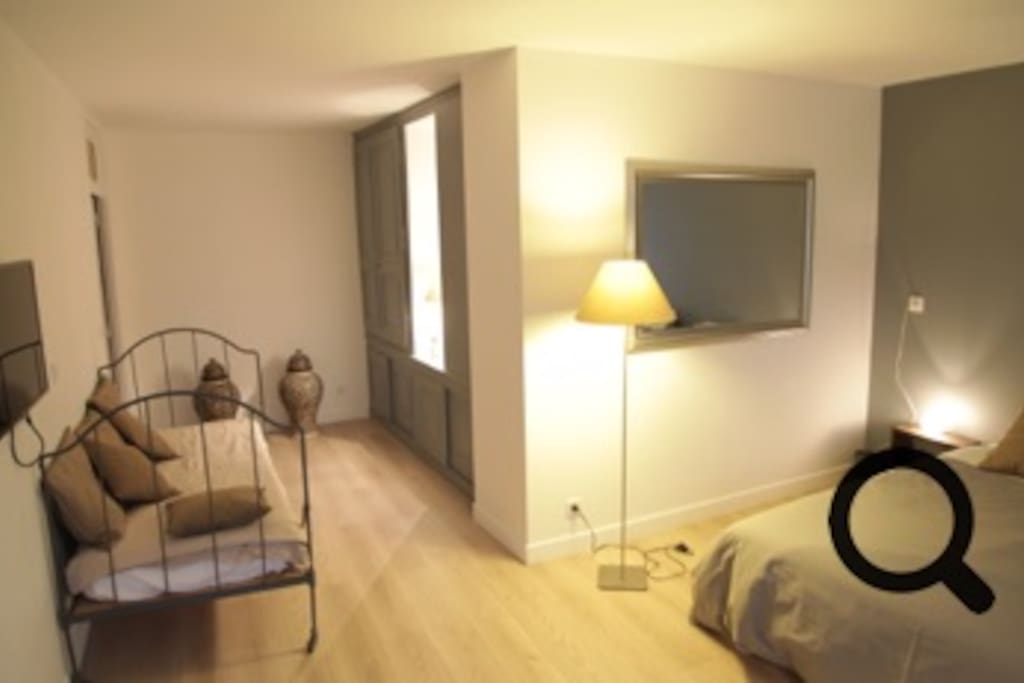 Chambre double + lit simple