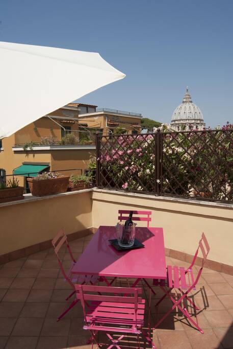 Terrace overlooking St. Peter