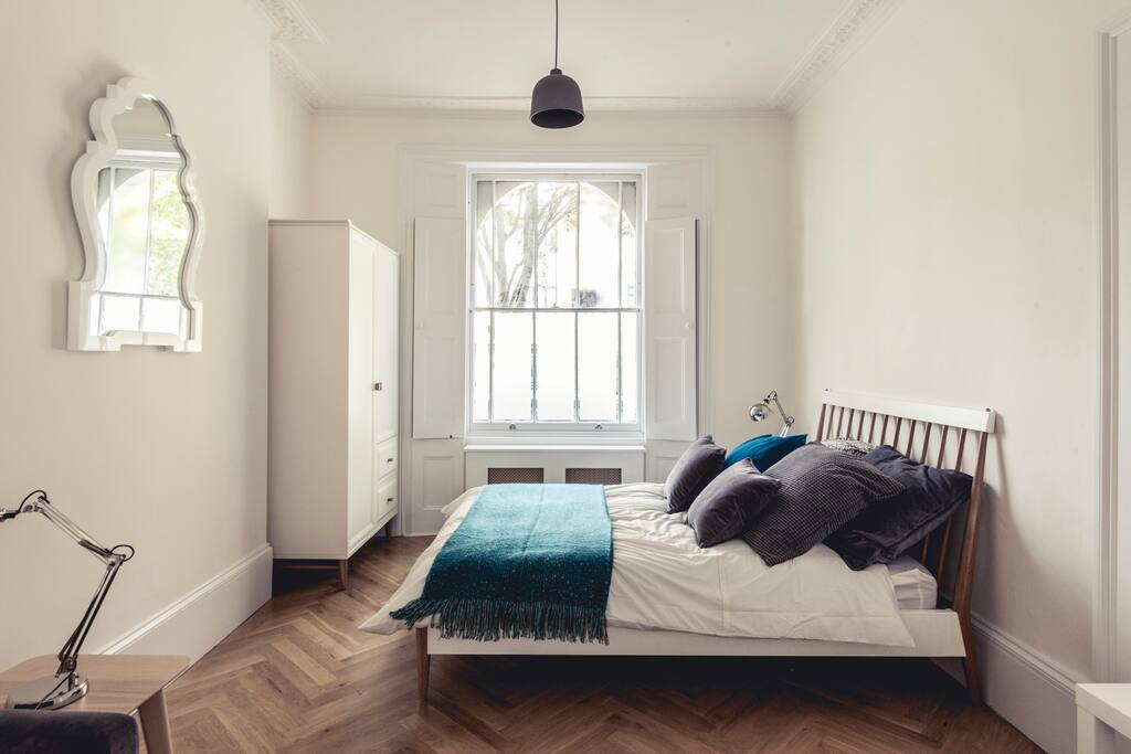 The bedroom area
