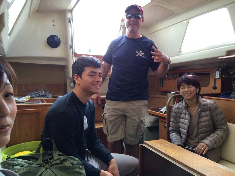 hanging out while crusing