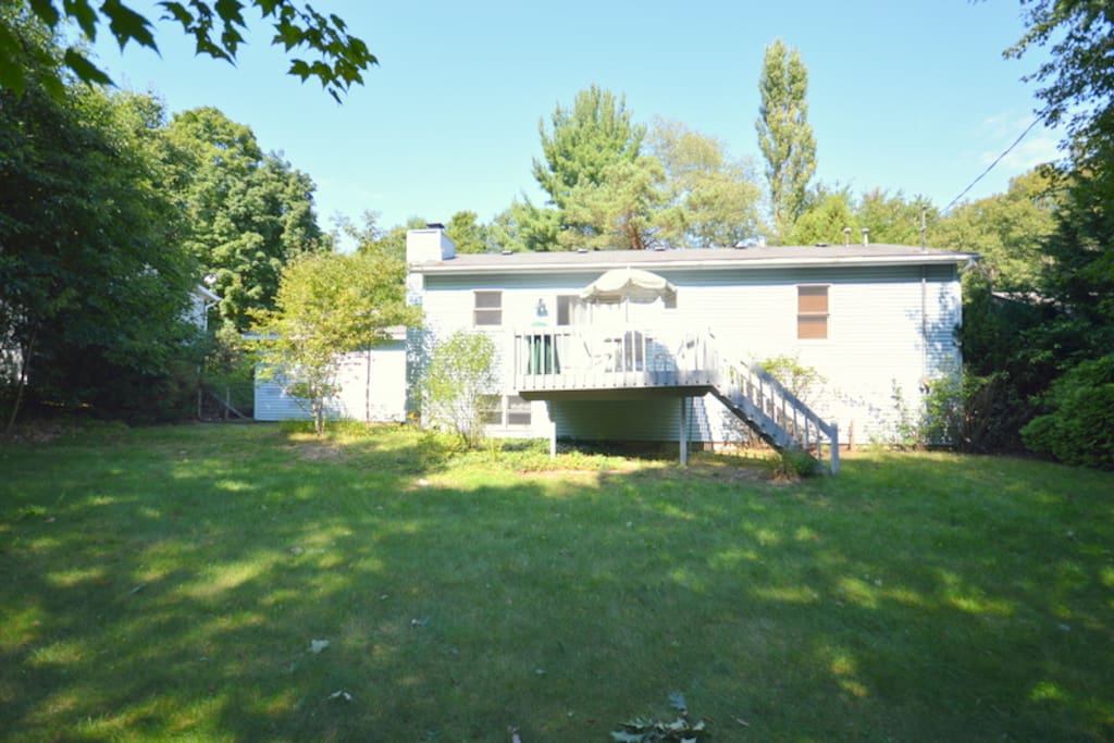 Back view of house