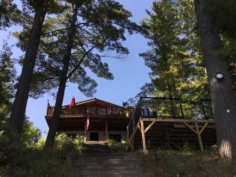 Cottage view from the dock