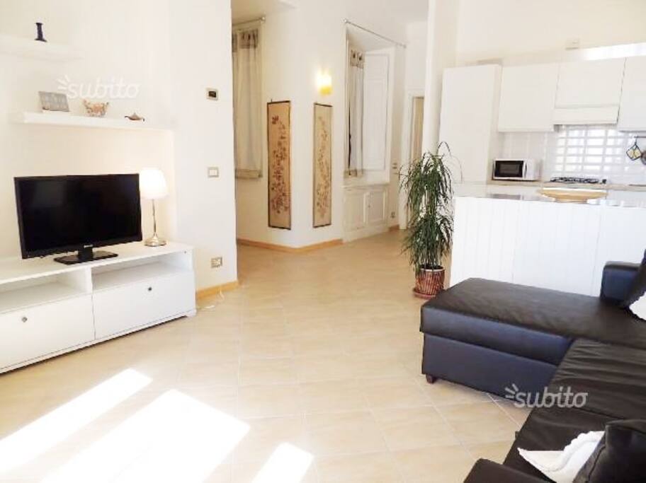 Living room and flat screen tv