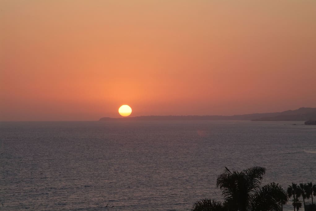 Sunset - Dinner on the deck.