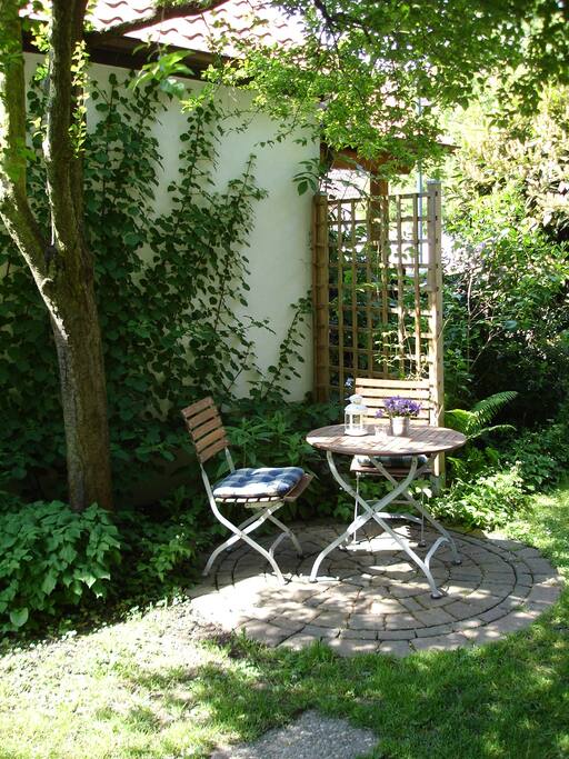 Eigener Gartensitzplatz