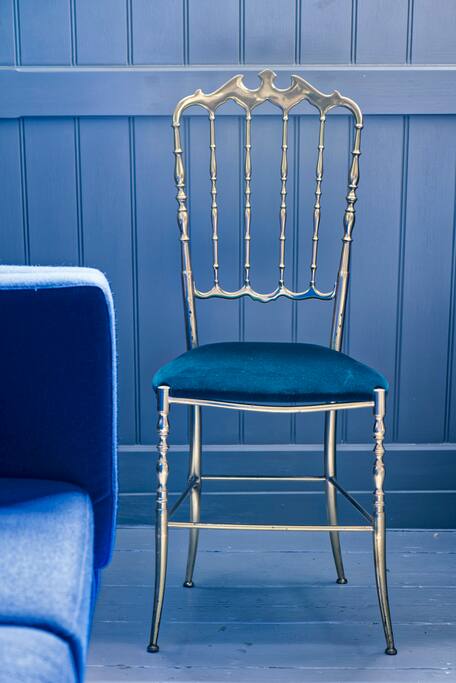 Unusual antique furniture can be found in every room