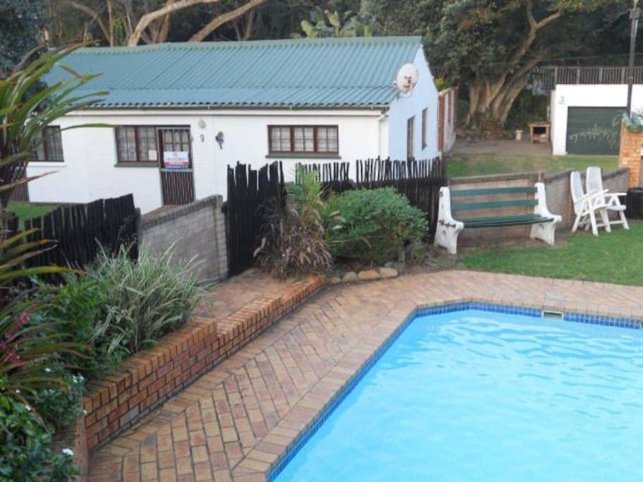 The communal pool in the Chintsa Bay Complex