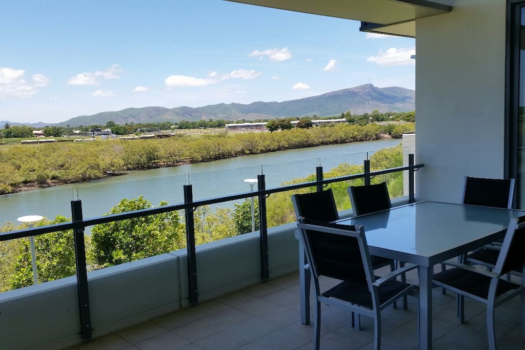Enjoy dinner while enjoying the view