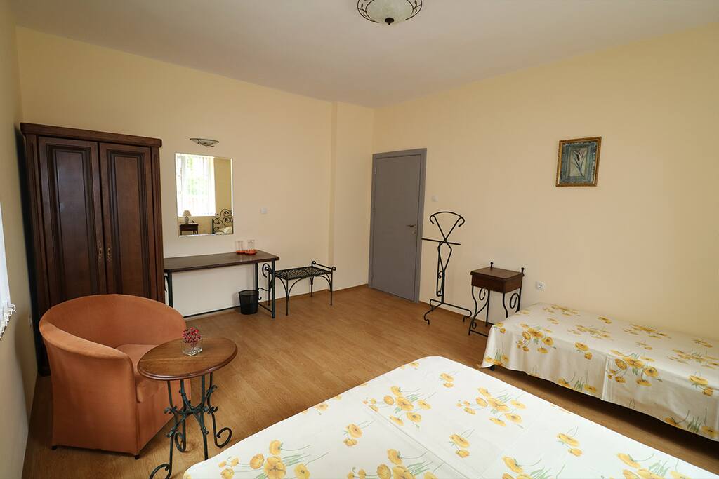 BEDROOM with DOUBLE & SINGLE BED