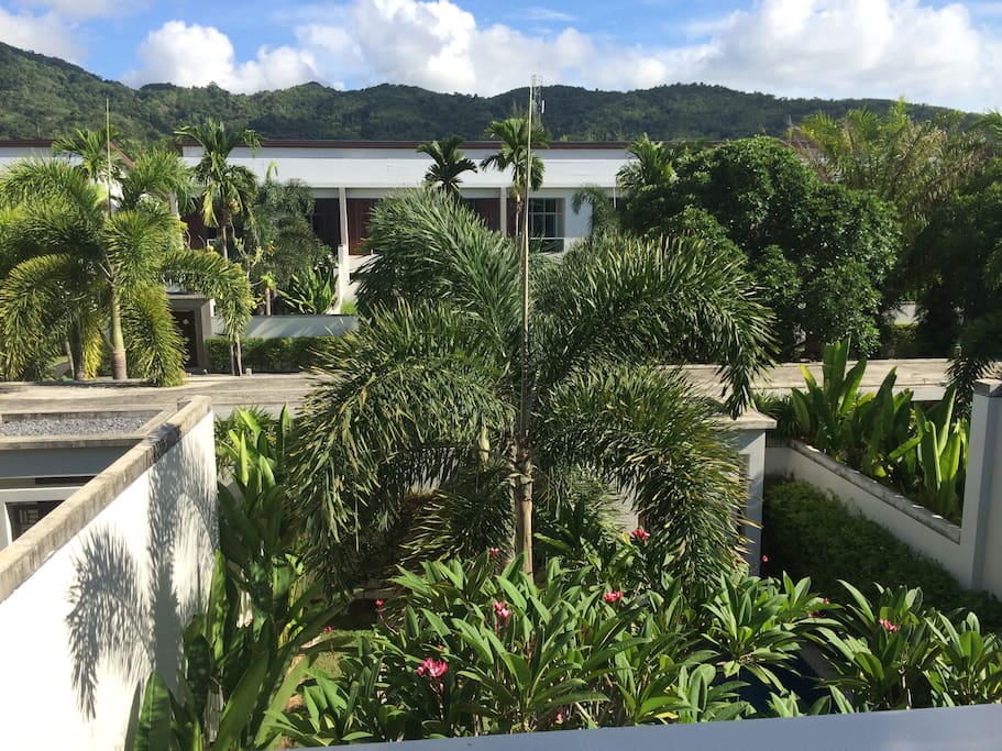 View from both 2nd floor balconies