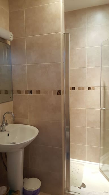 En-suite bathroom with walk in shower