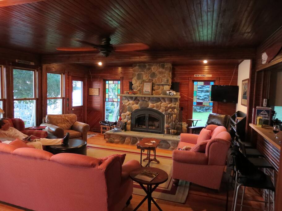 Large living room for family to gather