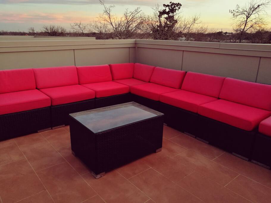 Plenty of seating for large parties
