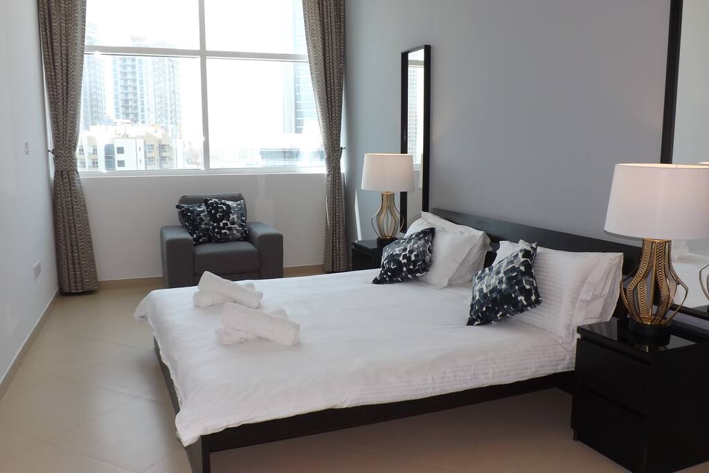 Spacious and light Master bedroom