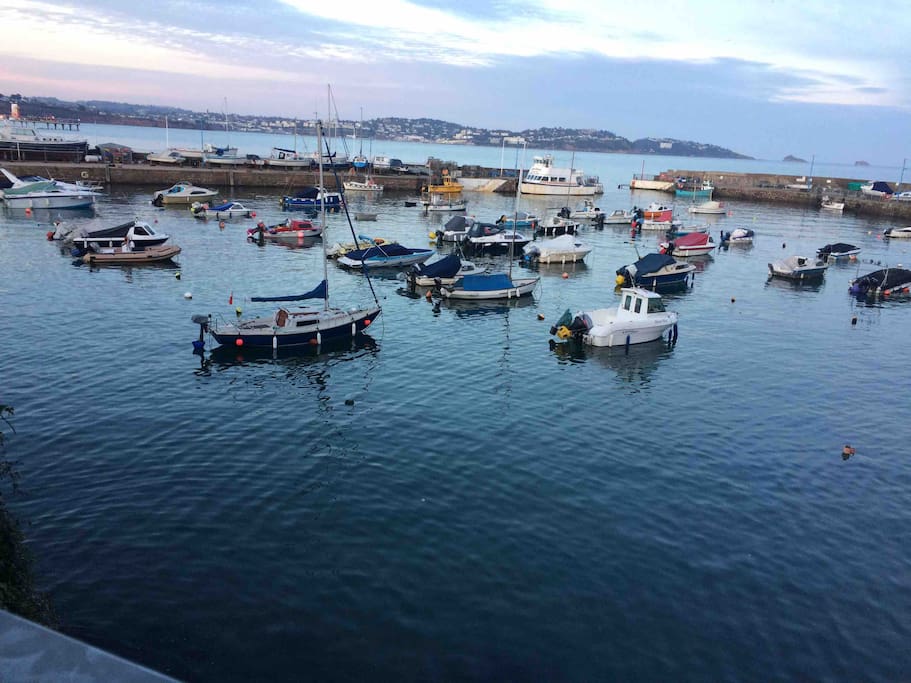 Paignton Harbour a short walk from Atherfield Apartments
