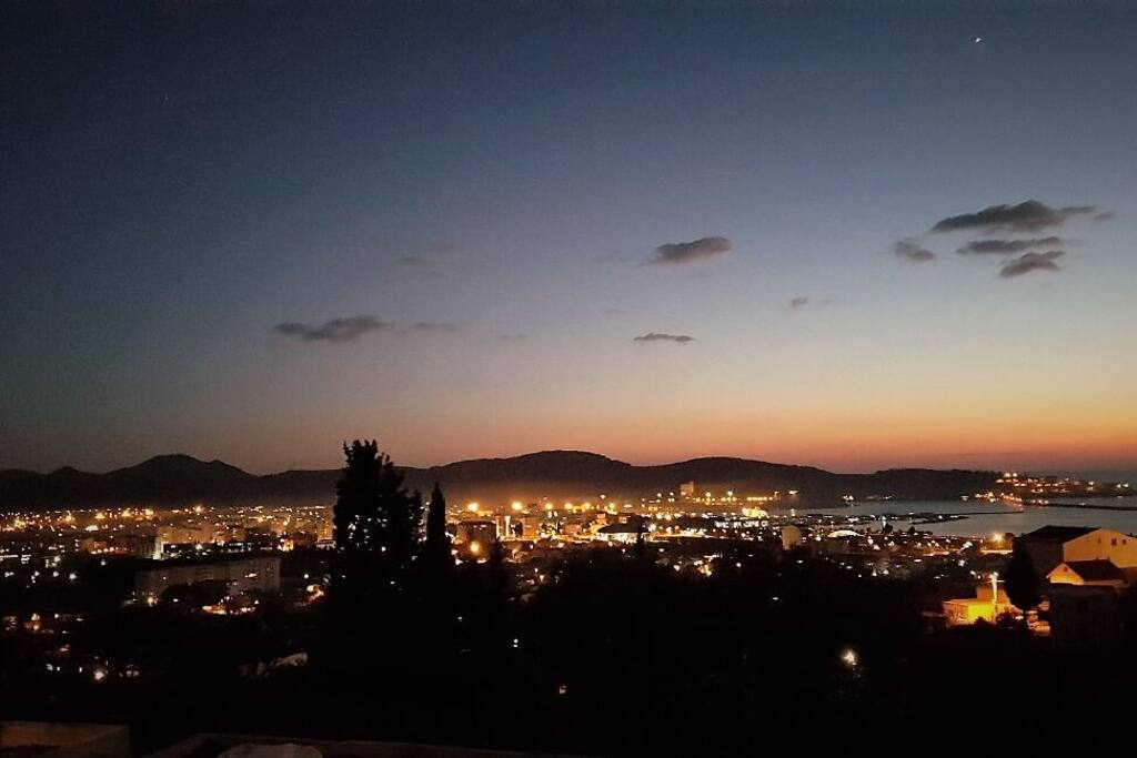 City/sea view