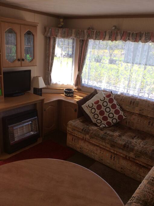 Living room dining room area