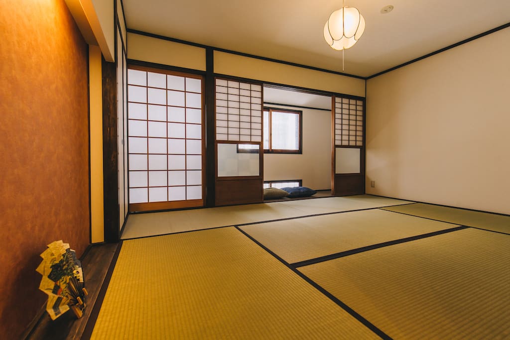 客房【市松ICHIMATSU】位於二樓緣側8帖客房。