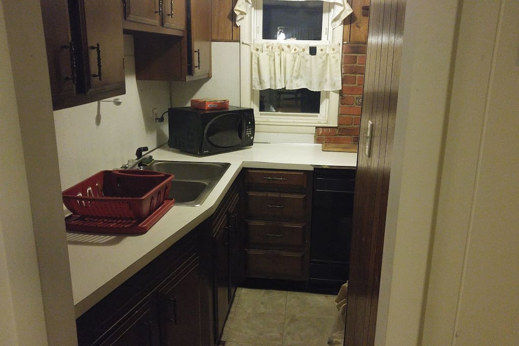 A typical Providence pantry off the side of the kitchen.