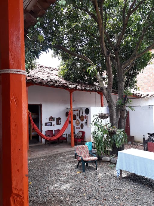 Zona común del hospedaje la casa de la abuela