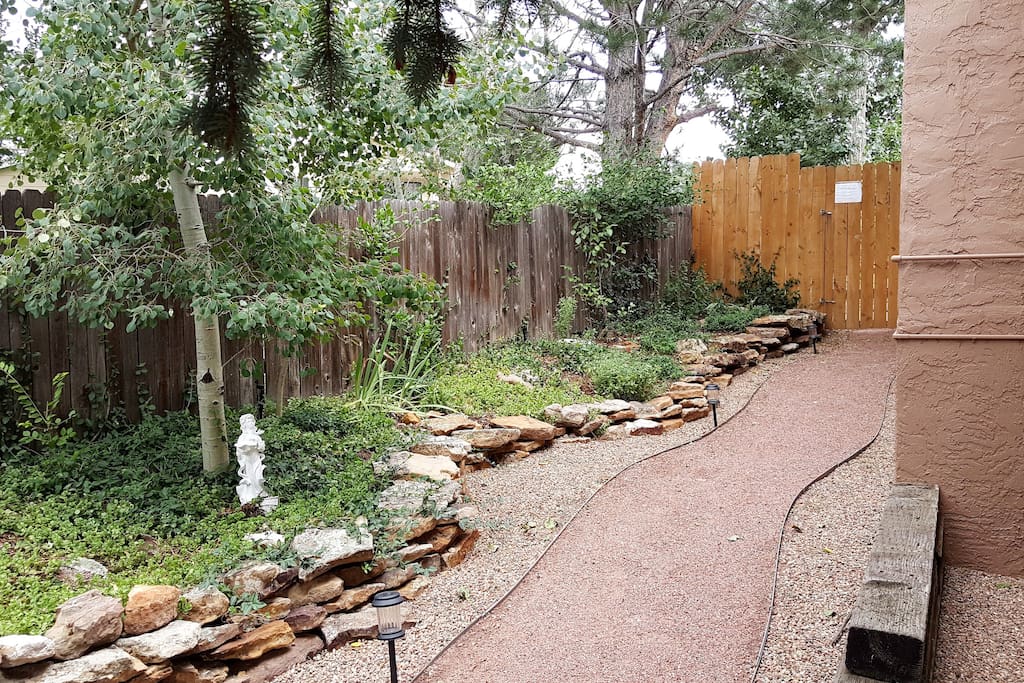 Easy access to the backyard.