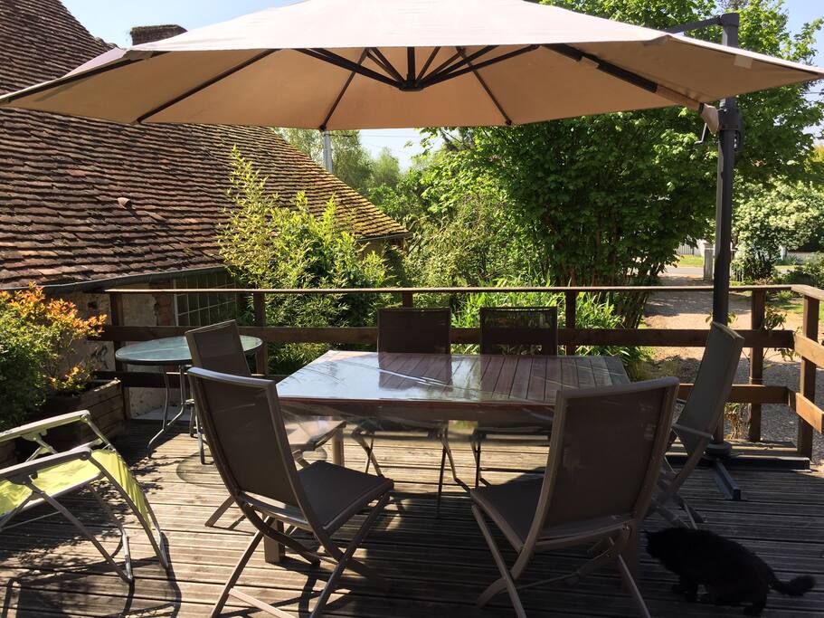 Terrasse de la maison