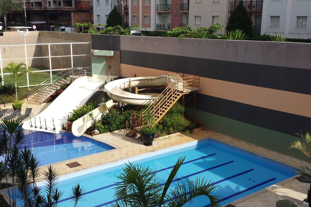 Flat Veredas À 300 metros do Hot Park, Sauna, Toboagua, Piscina Coberta Aquecida