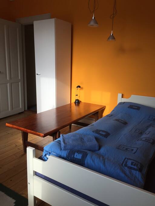 A comfortable double bed