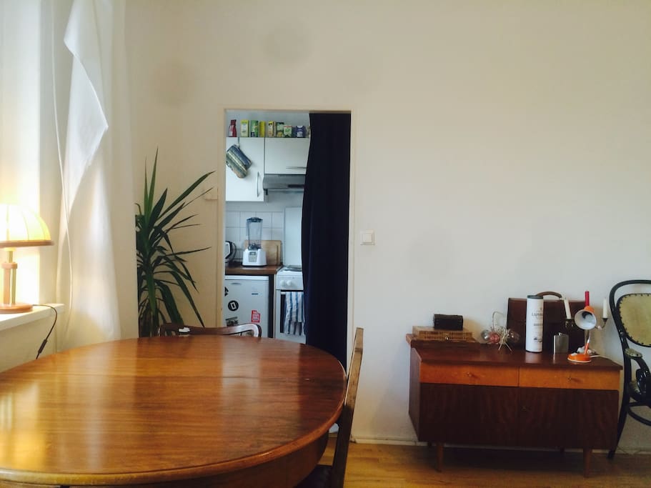 Blick in Küche