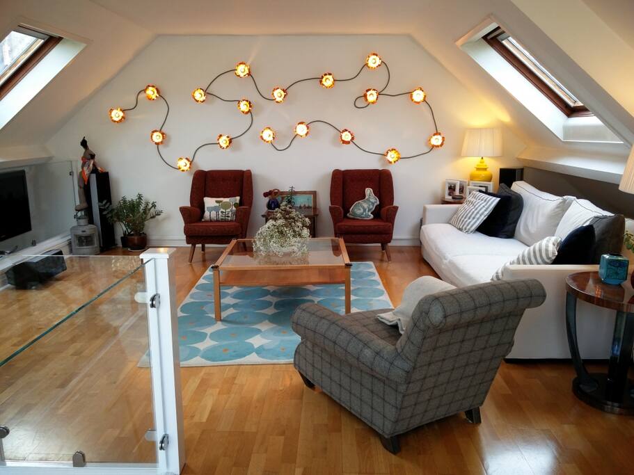 Open plan living room