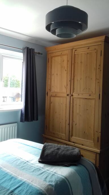 Large wardrobe and drawers for storage