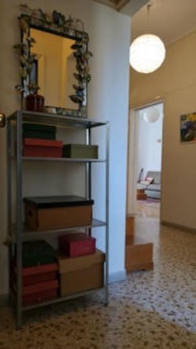 The entrance to the flat
