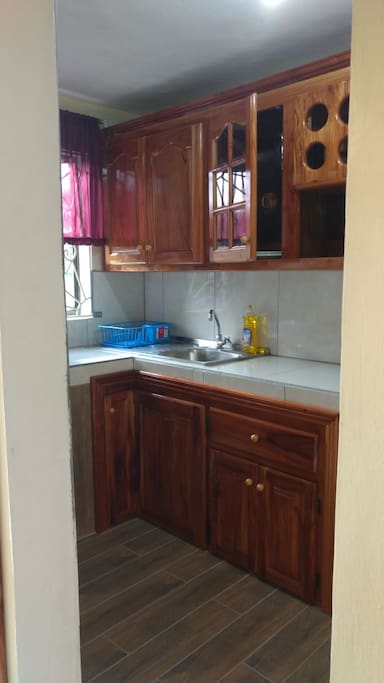 Display of kitchenette