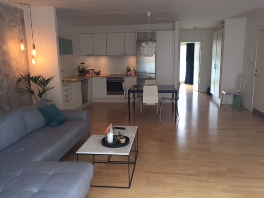 Livingroom/køkken