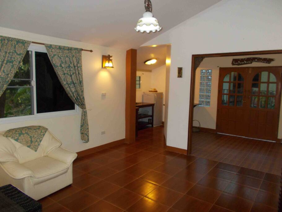 view to entrance and kitchen