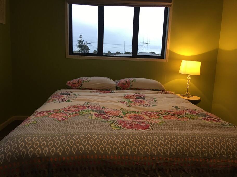 Queen sized bed