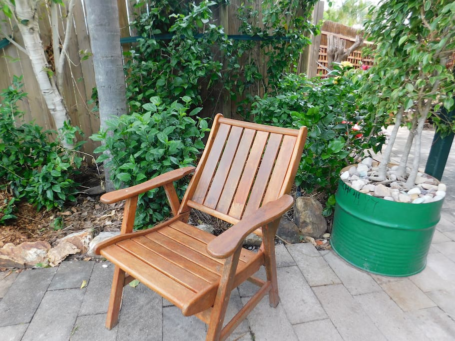 Plenty of spots for contemplation in the garden