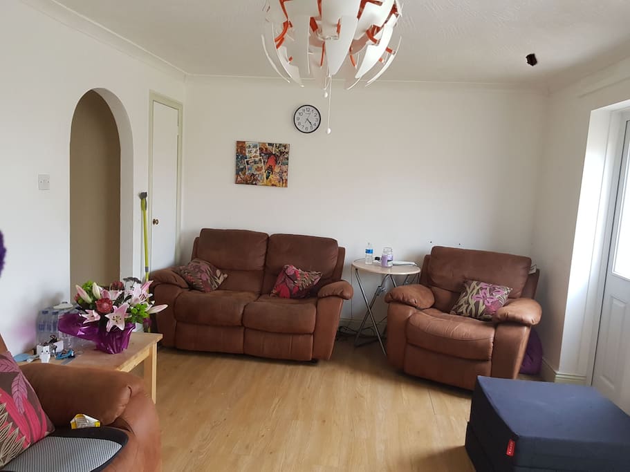 New front room look (no lo her a treadmill)