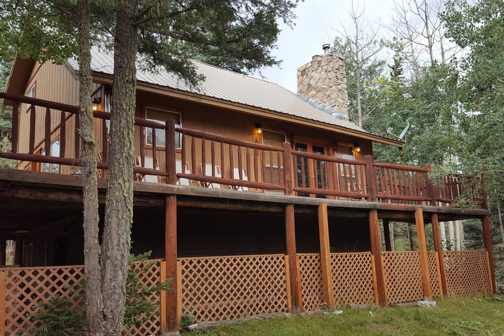 Cabin during summer