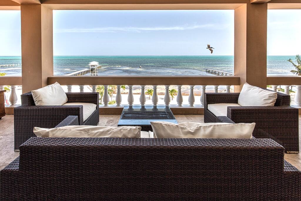 Take in the amazing Caribbean views and breezes!
