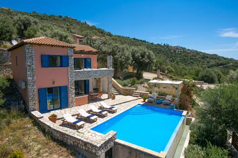 SeaView Villa  & PrivatePool in Lefkada - Tentoura