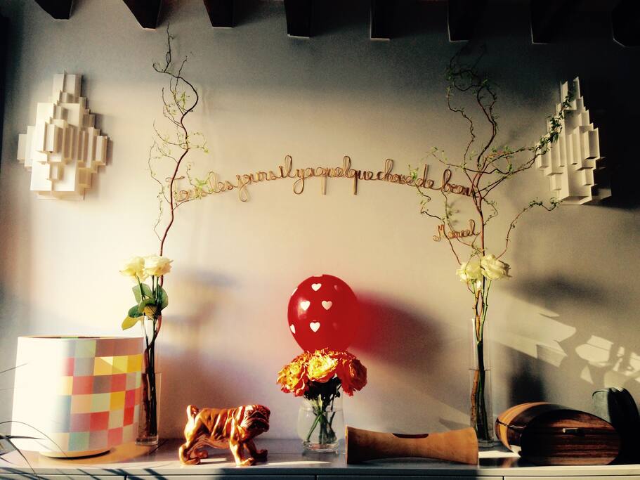 Décoration pour la Saint Valentin / Decoration for Valentine's Day