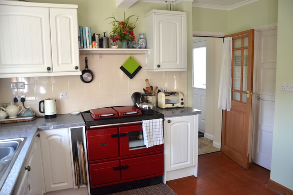 The kitchen is adjacent to the guest area. ©Copyright SHR.
