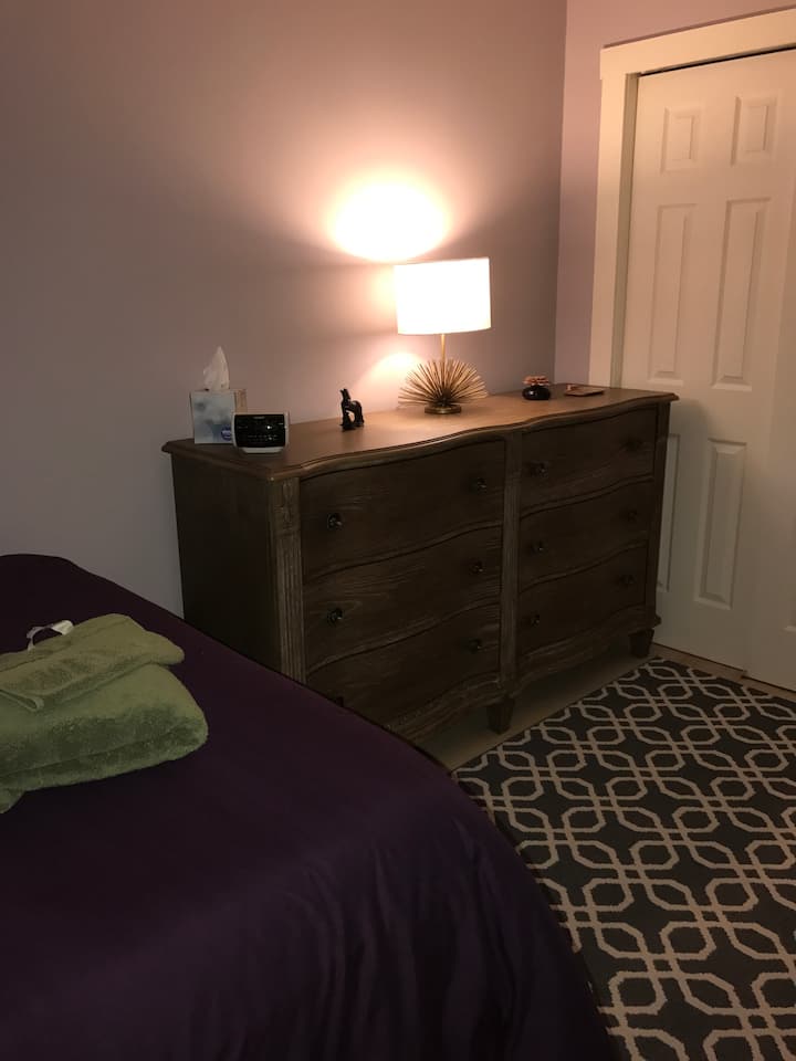 Large dresser for clothing storage
