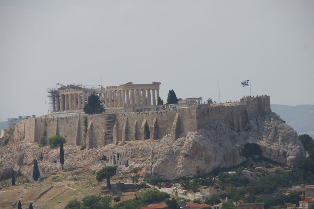 Akropolis, view from the terrace